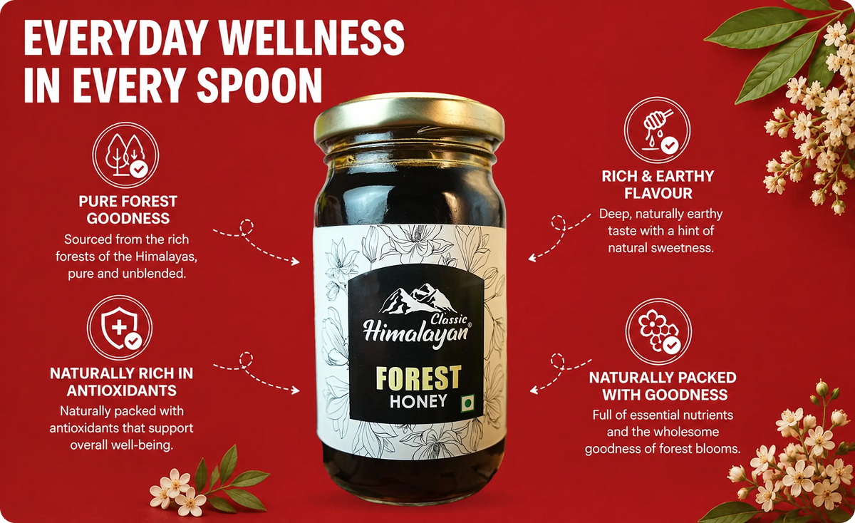 Classic Himalayan forest honey benefits