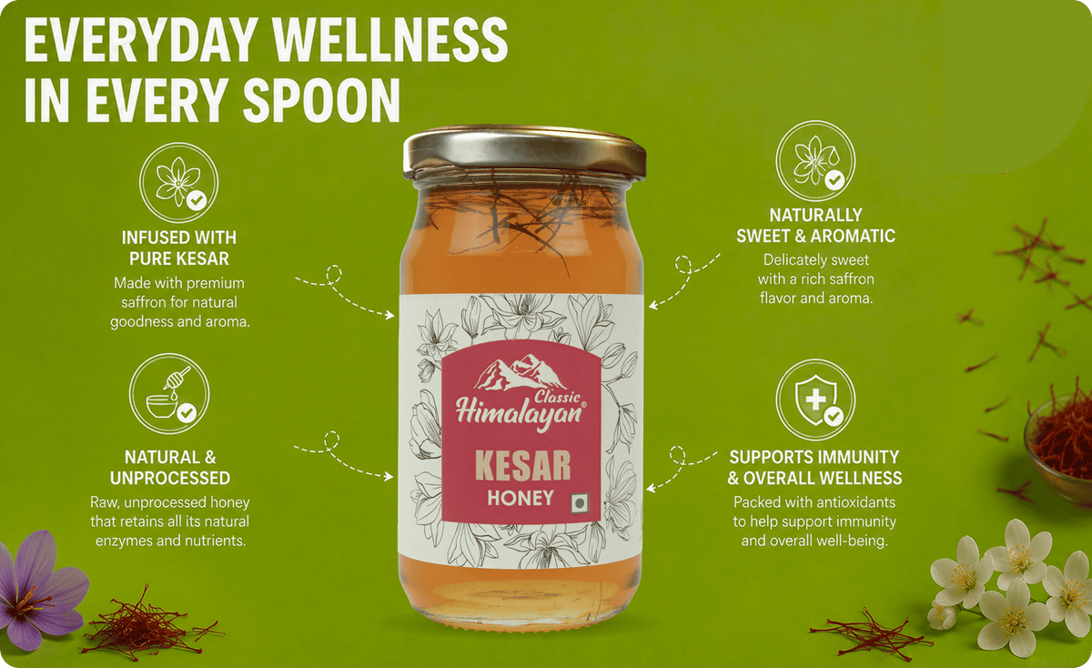 Himalayan Kesar Honey Benefits