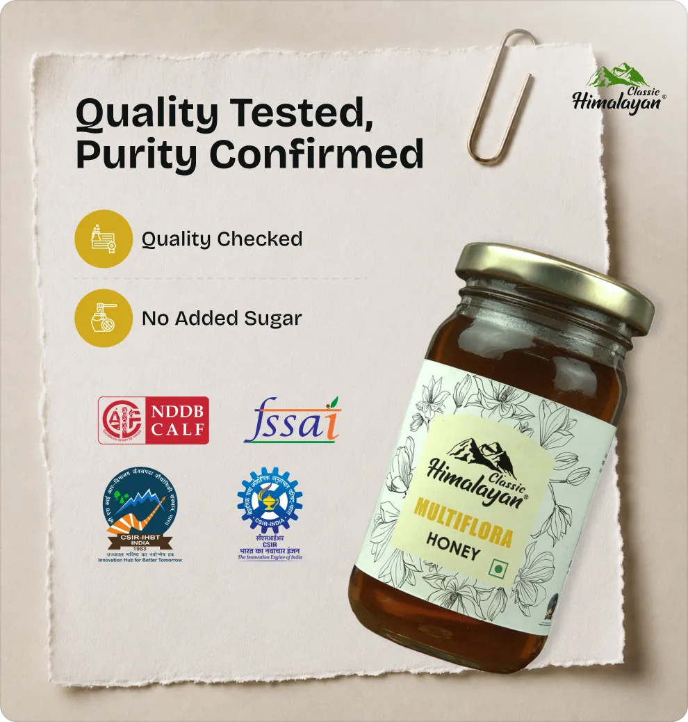 Quality tested himalayan honey