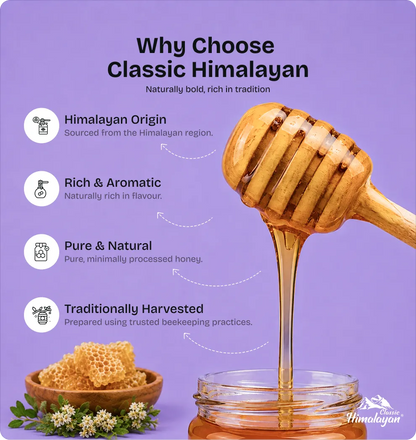 features of classic himalayan honey