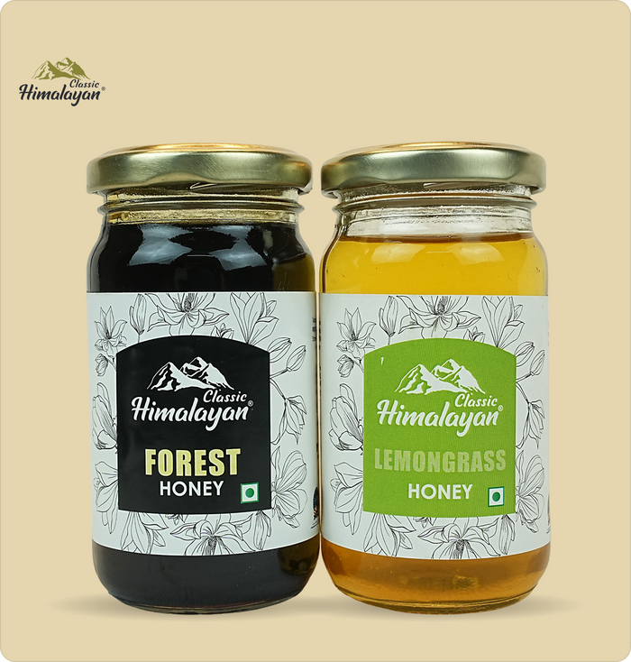 Black forest and lemongrass honey 