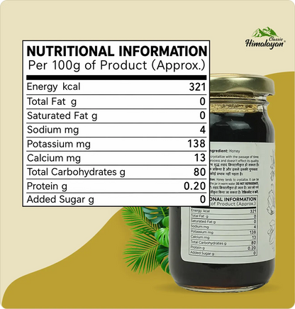 black forest honey nutritional informtion