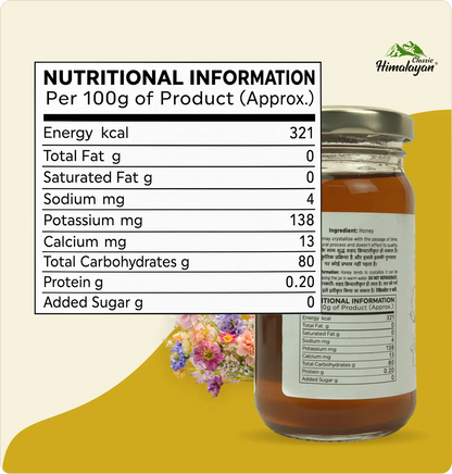 Multiflora honey nutritional information