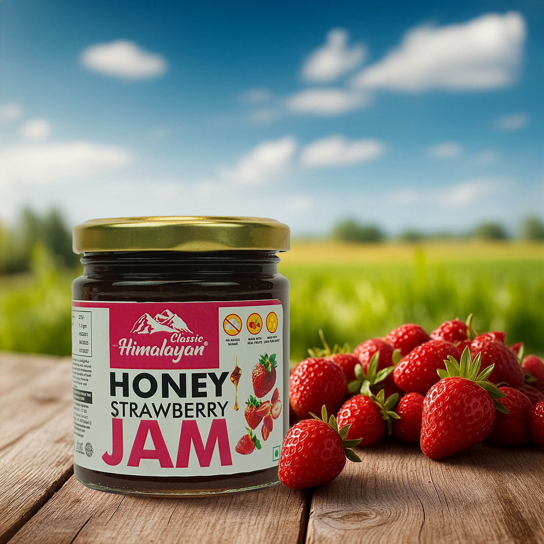 Honey Strawberry Jam – Fruity Raw Honey Spread