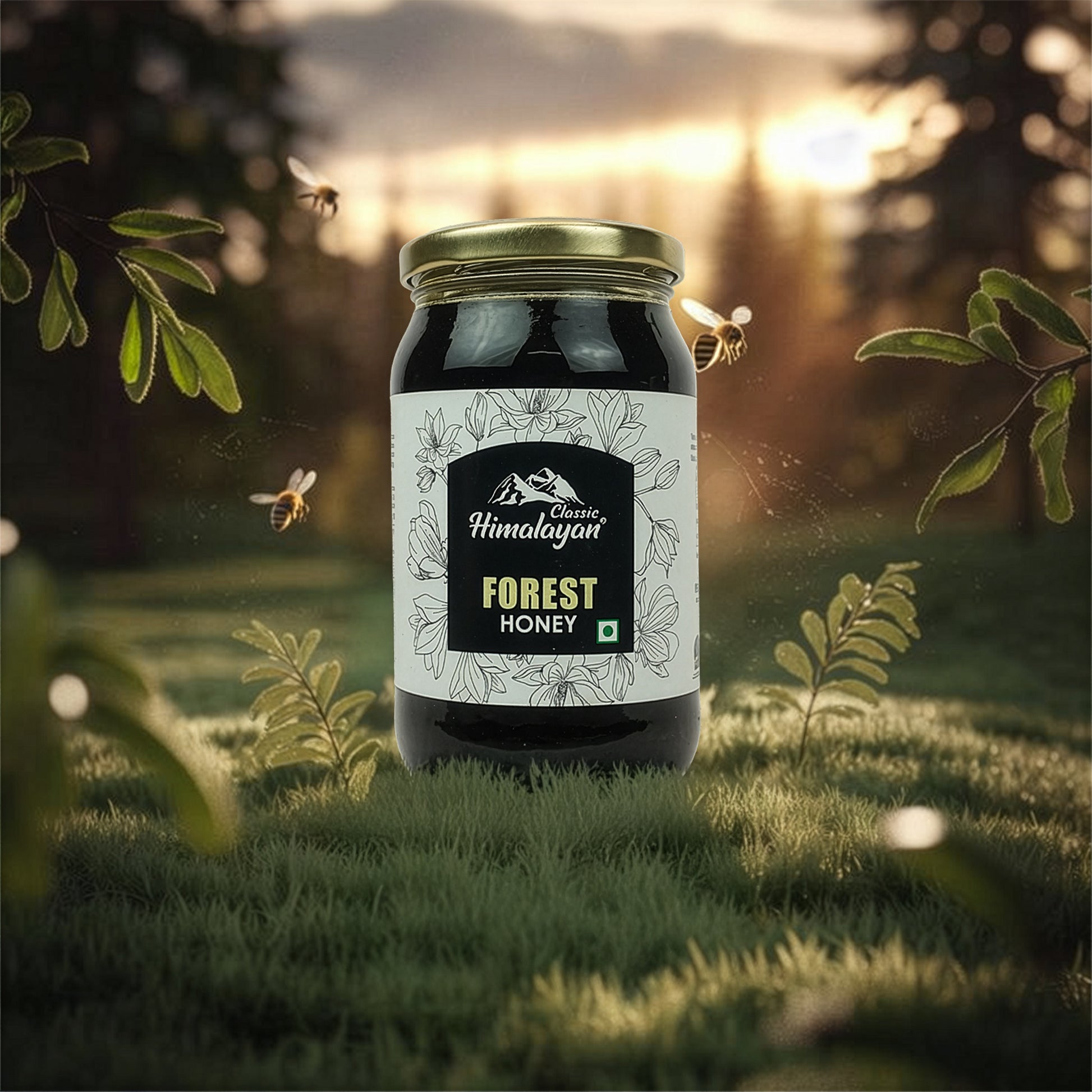 Pure Raw Black Forest Honey from Himalayan Forests