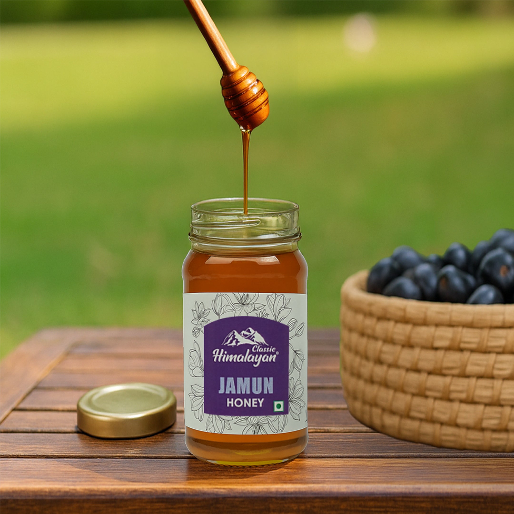 Pure Raw Jamun Honey from Himalayan Forests