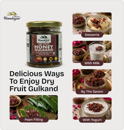 Himalayan Dry Fruit Gulkand serving ideas 
