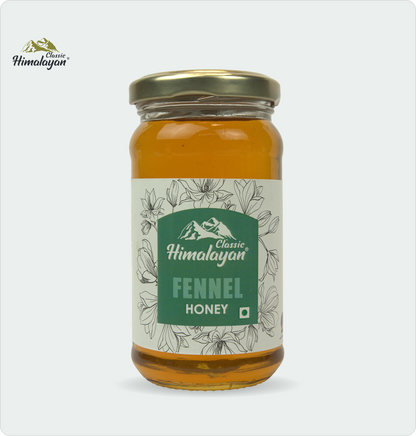 Classic Himalayan Fennel Honey jar.
