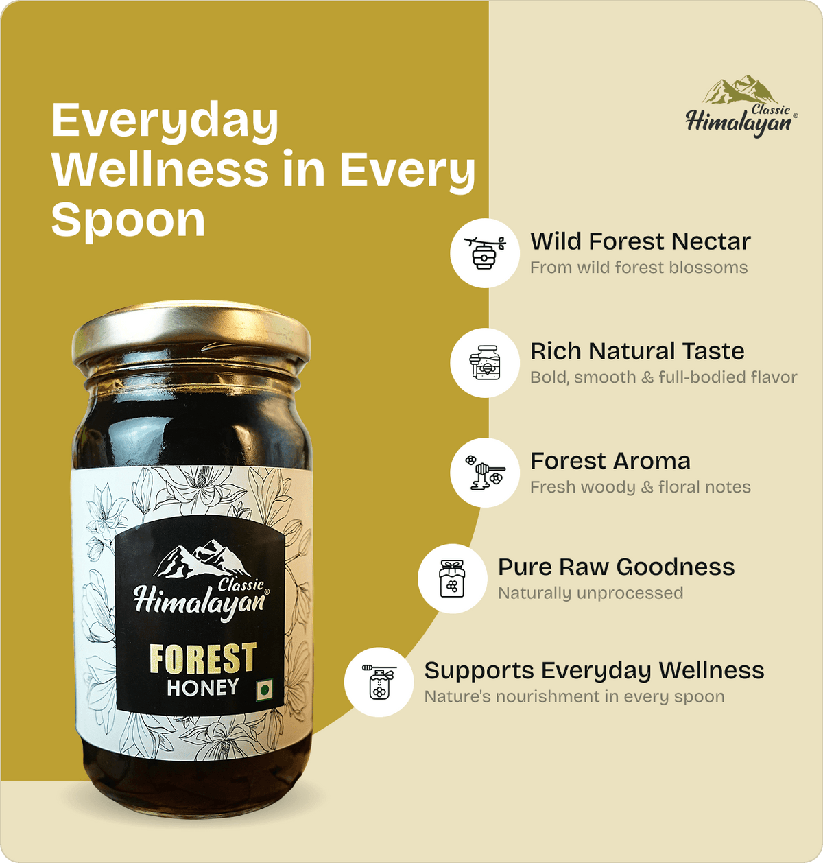 Classic Himalayan Forest Honey benefits