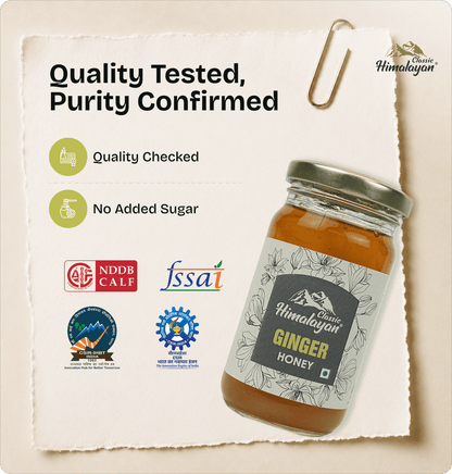 Himalayan Ginger Honey quality certification