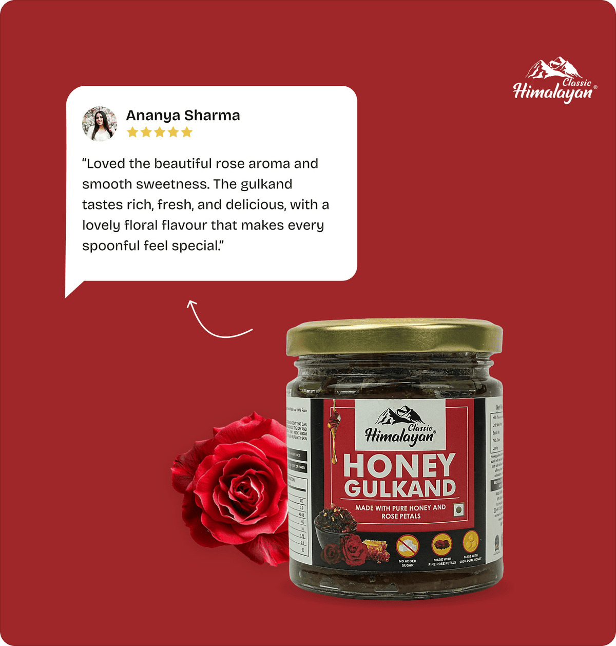 Classic Himalayan Gulkand with customer review