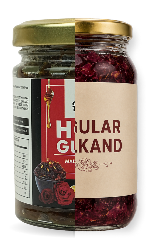 Gulkand candy jar vs ordinary