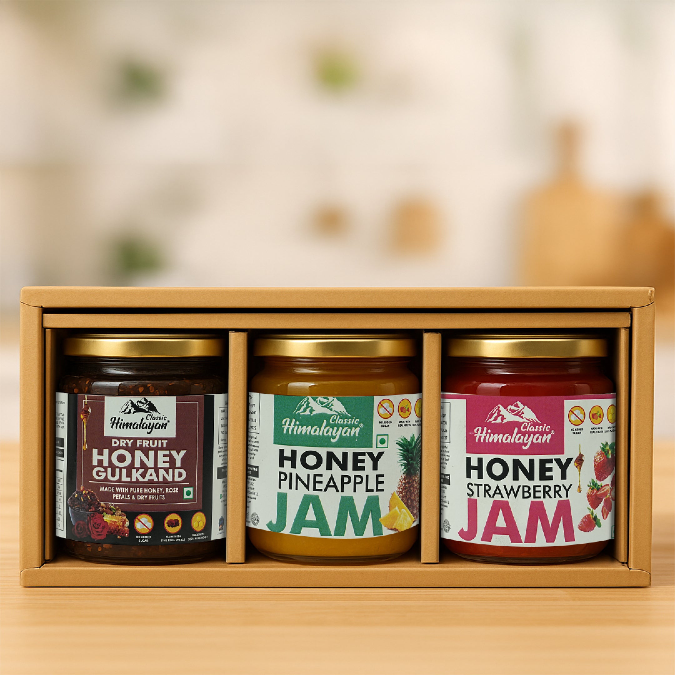 Honey Gulkand with DF, STRAWBERRY, PINEAPPLE