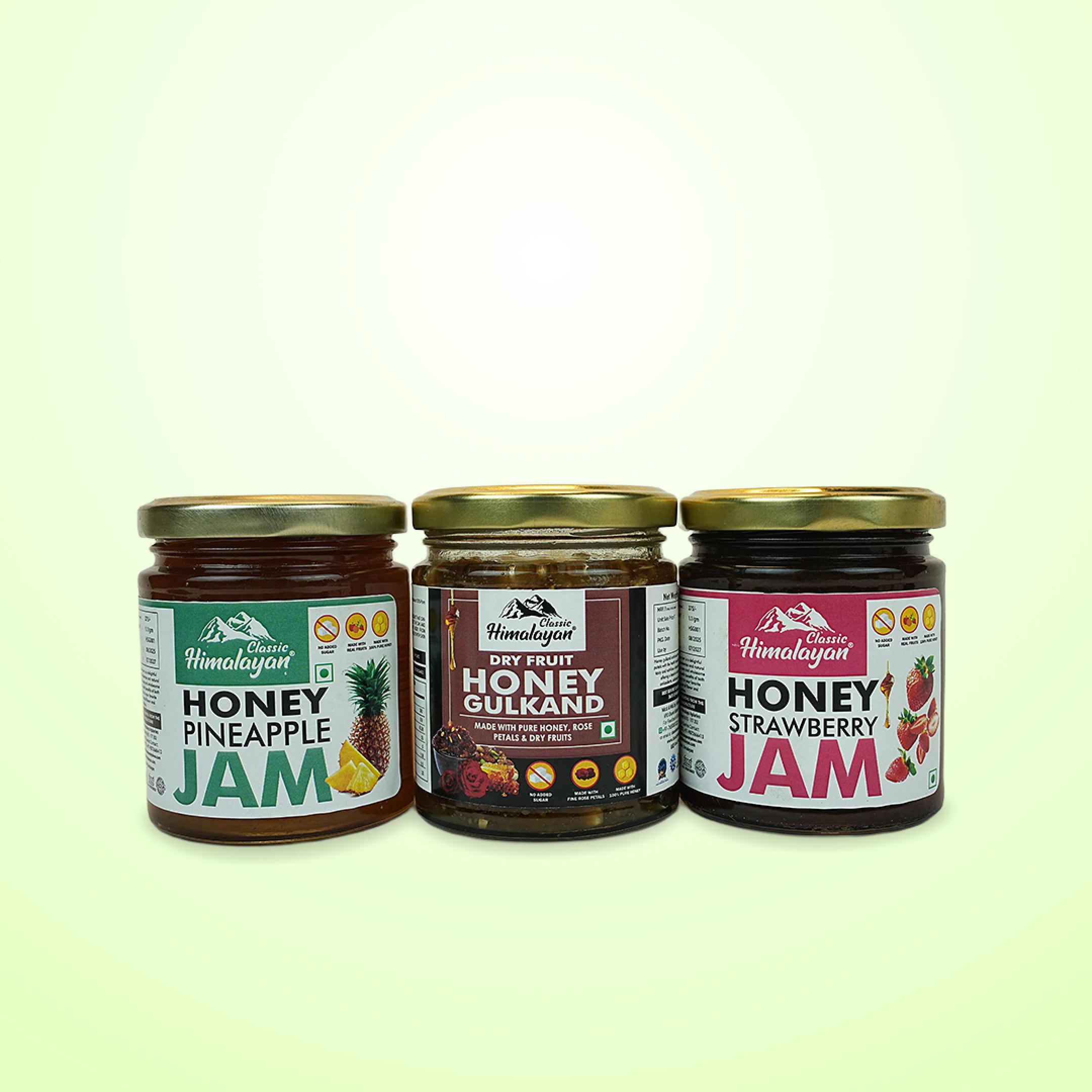 Honey Gulkand with DF, STRAWBERRY, PINEAPPLE