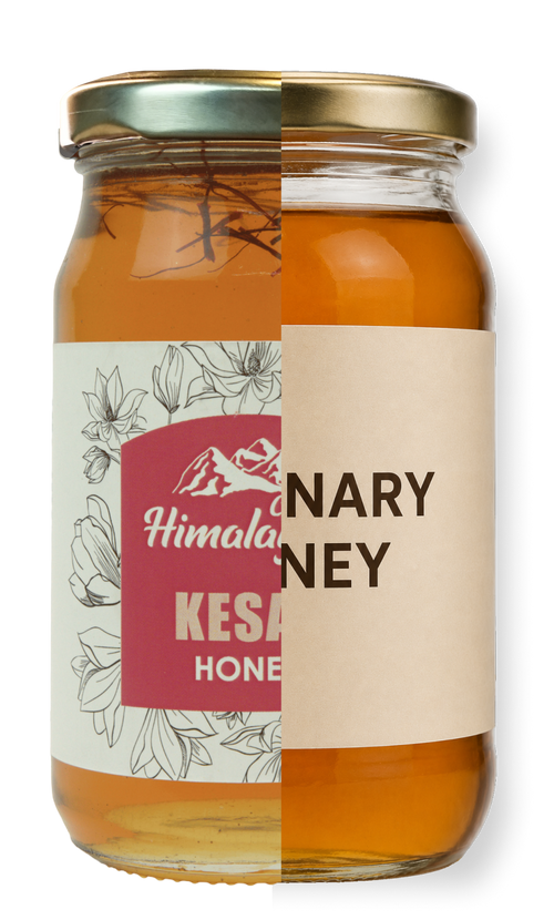 Himalaya Kesar Honey vs ordinary Honey
