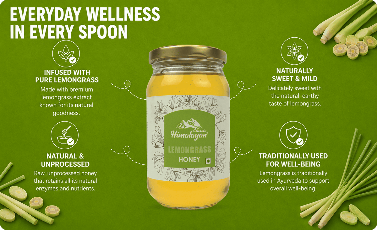 Lemongrass honey benefits
