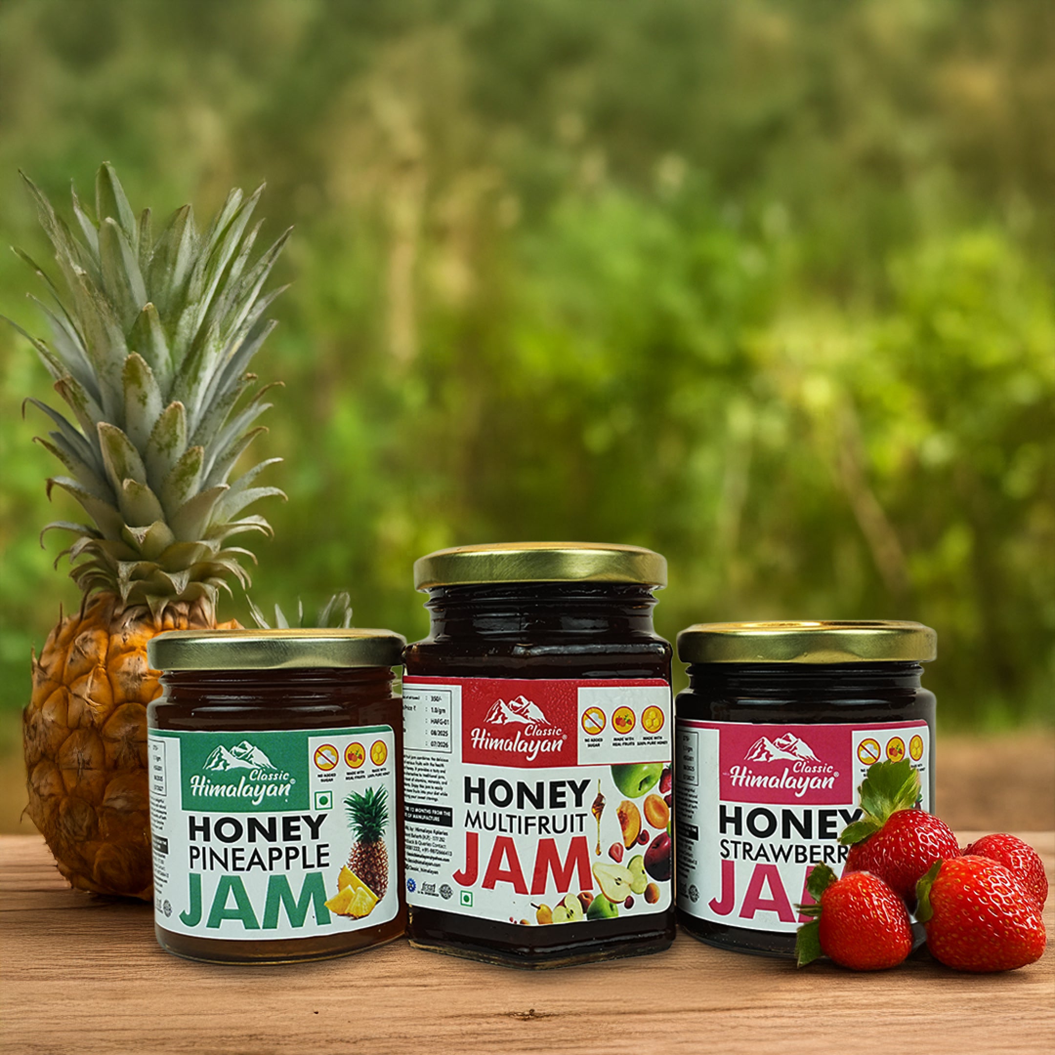 Mix,pineapple, strawberry