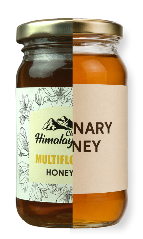 Multiflora honey jar comparison