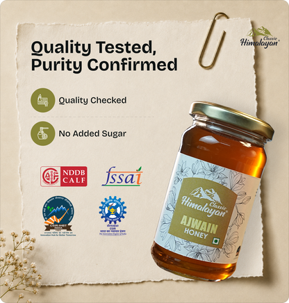 Quality tested ajwain honey
