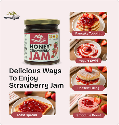 Classic Himalayan Strawberry Jam serving ideas 